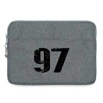 Maillot numéro 97 - Sacoche pour ordinateur portable 15 pouces - gris chiné - Devant
