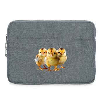 Kueken - Sacoche pour ordinateur portable 15 pouces - gris chiné - Devant