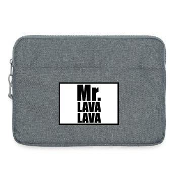 Monsieur Lava Lava - Sacoche pour ordinateur portable 15 pouces - gris chiné - Devant
