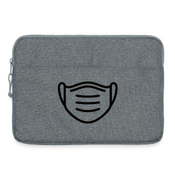 Maske - Laptoptasche 15" - Grau meliert - Vorne