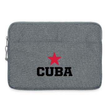cuba revolucion - Laptop bag 15" - heather grey - Front