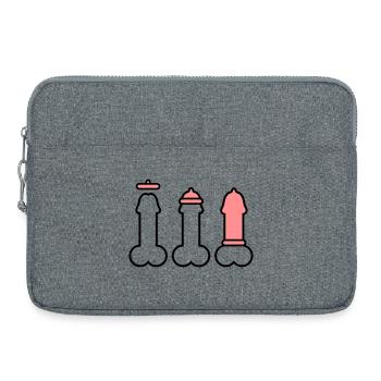 Condom 2 clr - Laptoptasche 15" - Grau meliert - Vorne