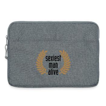 sexiest man alive - Laptoptasche 15" - Grau meliert - Vorne