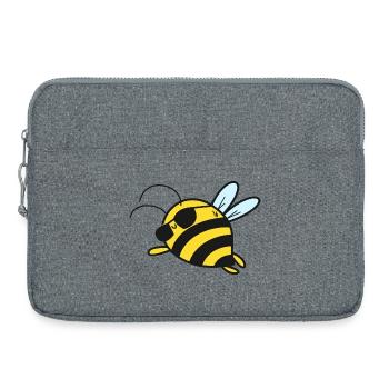 Bee Bees - Laptop bag 15" - heather grey - Front