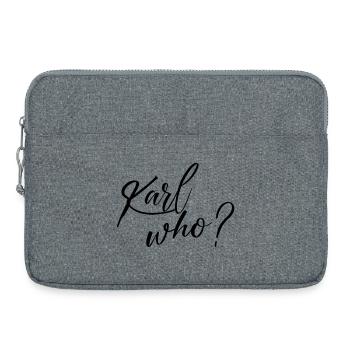 Karl qui ? - Sacoche pour ordinateur portable 15 pouces - gris chiné - Devant