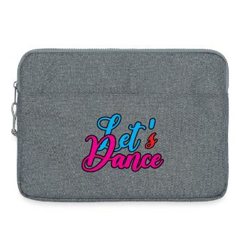 Cheerful dance design with color splendor - Laptop bag 15" - heather grey - Front