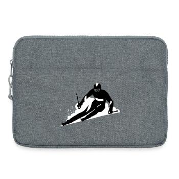 Ski - Sacoche pour ordinateur portable 15 pouces - gris chiné - Devant
