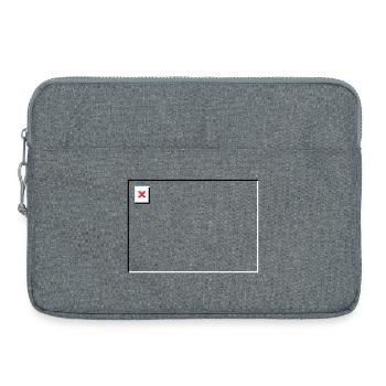 Missing Image – File Not Found Querformat - Laptoptasche 15" - Grau meliert - Vorne
