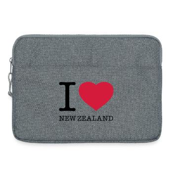 J’AIME LA NOUVELLE-ZÉLANDE Neuseeland - Sacoche pour ordinateur portable 15 pouces - gris chiné - Devant