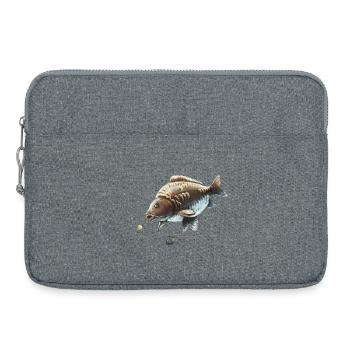 Pêche à la carpe Ronnie Rig Mirror Carp Design - Sacoche pour ordinateur portable 15 pouces - gris chiné - Devant