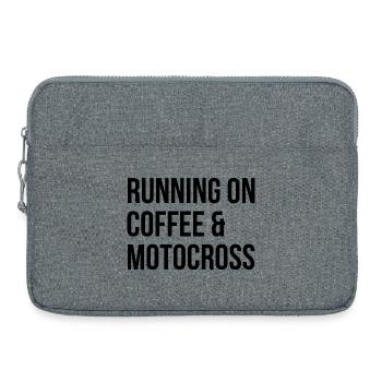 motocross - Sacoche pour ordinateur portable 15 pouces - gris chiné - Devant