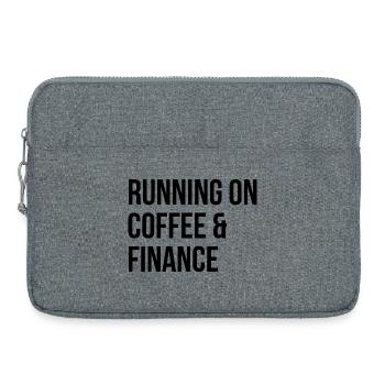 finance - Sacoche pour ordinateur portable 15 pouces - gris chiné - Devant