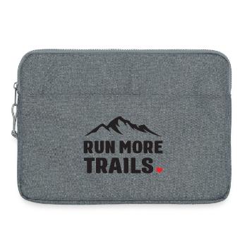 Lauf mehr Trails - Laptoptasche 15" - Grau meliert - Vorne
