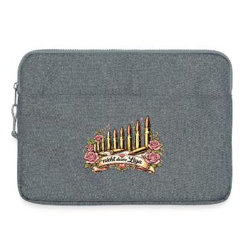 nicht_deine_Liga - Laptoptasche 15" - Grau meliert - Vorne