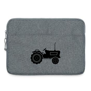 tracteur - Sacoche pour ordinateur portable 15 pouces - gris chiné - Devant