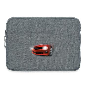 sport car - Sacoche pour ordinateur portable 15 pouces - gris chiné - Devant