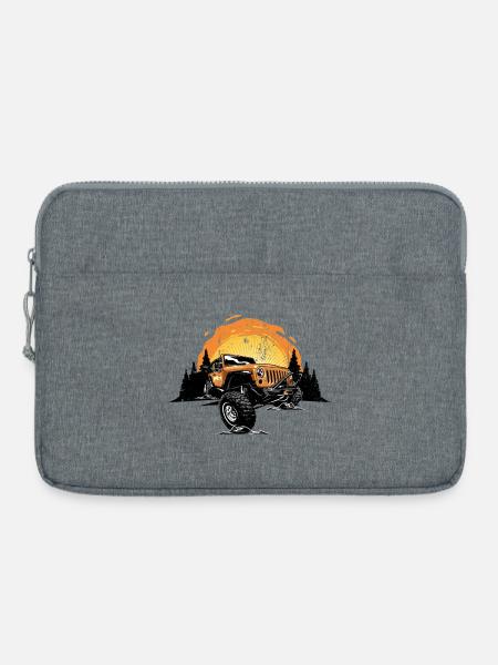Sunrise Jeep Offroad Vista - Laptoptasche 15" - Grau meliert