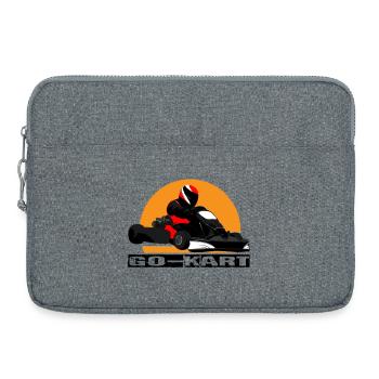 Go kart - Laptop bag 15" - heather grey - Front