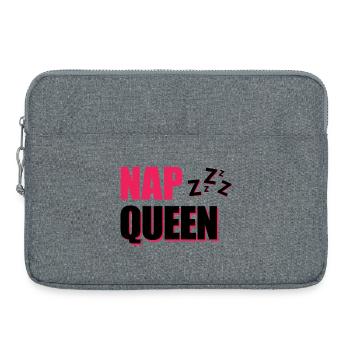 Gay Nap Slogan zur Entspannung - Laptoptasche 15" - Grau meliert - Vorne