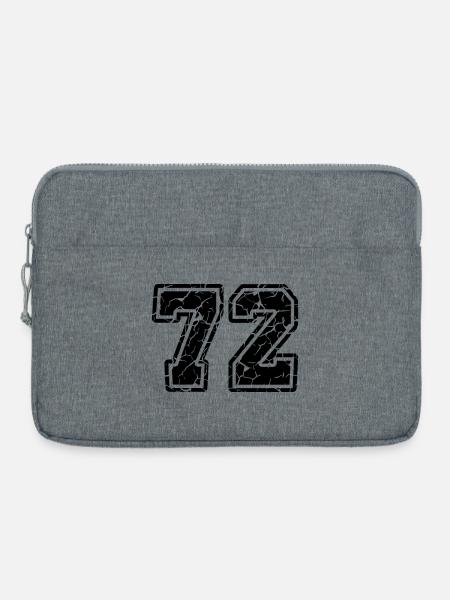 72 erodiert - Laptoptasche 15" - Grau meliert