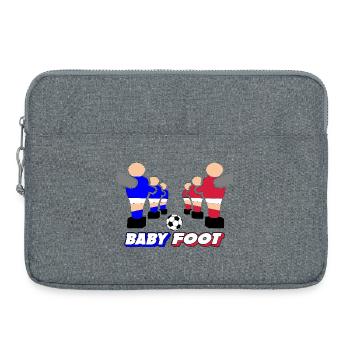 Table football - Laptop bag 15" - heather grey - Front