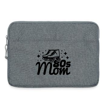 80er Jahre Mama - Laptoptasche 15" - Grau meliert - Vorne