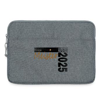 Kreisliga Meister Shirt Aufsteiger 2025 - Laptoptasche 15" - Grau meliert - Vorne