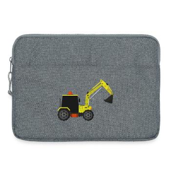 Excavator - Laptop bag 15" - heather grey - Front