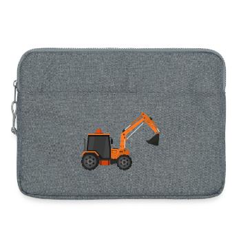 Excavator - Laptop bag 15" - heather grey - Front