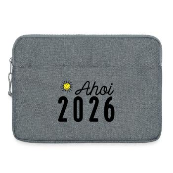 2026 - Sacoche pour ordinateur portable 15 pouces - gris chiné - Devant