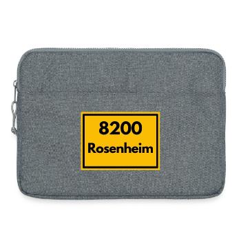 ANCIEN CODE POSTAL RETRO 8200 ROSENHEIM - Sacoche pour ordinateur portable 15 pouces - gris chiné - Devant