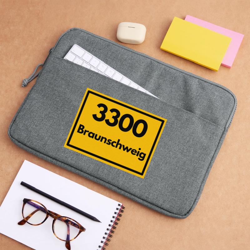 OLD POSTCODE POSTCODE RETRO 3300 BRAUNSCHWEIG Laptop bag 15"