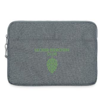 Lecker Bierchen Club - Lecker Bierchen - Bier - Laptoptasche 15" - Grau meliert - Vorne