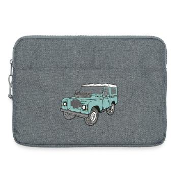 Land Rover 4 x 4 Land Rover Serie3 88" - Sacoche pour ordinateur portable 15 pouces - gris chiné - Devant