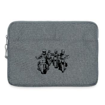 Bikergroup black - Laptop bag 15" - heather grey - Front