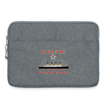 TITANIC CREATION Louis RUNEMBERG © Adagp - Laptop bag 15" - heather grey - Front