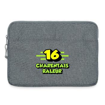 Beschwerdende Charentais - Laptoptasche 15" - Grau meliert - Vorne