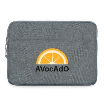 CRAZY FRUITS Collection - Laptop bag 15" - heather grey - Front