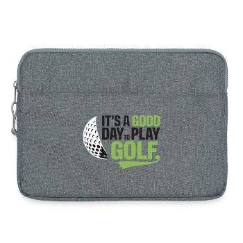 Es ist ein guter Tag, um Golf zu spielen - Laptoptasche 15" - Grau meliert - Vorne