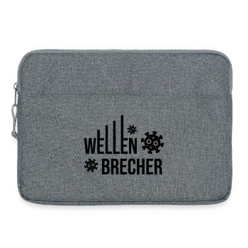 Breakwater Corona Virus - Laptop bag 15" - heather grey - Front