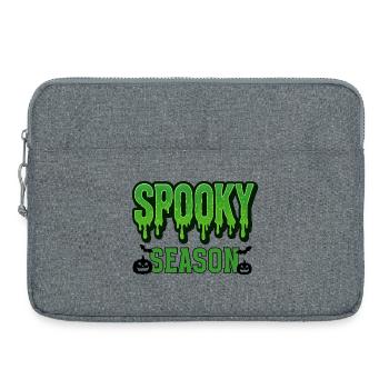 Spooky Season Illustration - Laptop bag 15" - heather grey - Front