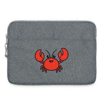 AI Human Fan Club - Laptoptasche 15" - Grau meliert - Vorne