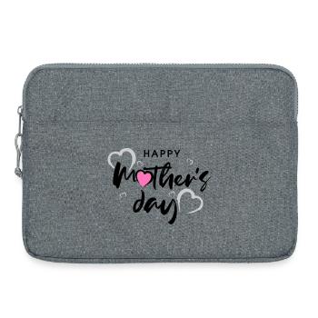 Bonne chemise de la fête des mères - Sacoche pour ordinateur portable 15 pouces - gris chiné - Devant