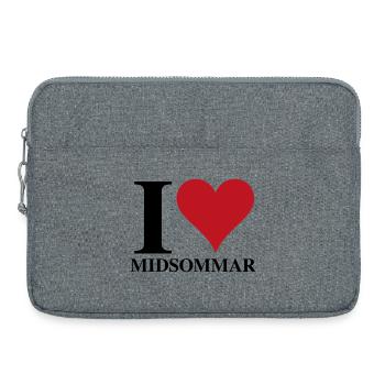 J’adore Midsummer - Sacoche pour ordinateur portable 15 pouces - gris chiné - Devant