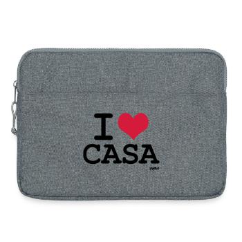 I love Casablanca - i love casa by wam - Laptop bag 15" - heather grey - Front