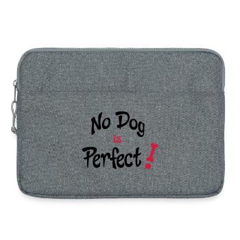 Cadeaux drôles pour les amoureux des chiens - Sacoche pour ordinateur portable 15 pouces - gris chiné - Devant