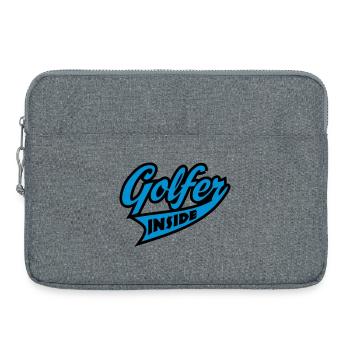 golf - Sacoche pour ordinateur portable 15 pouces - gris chiné - Devant