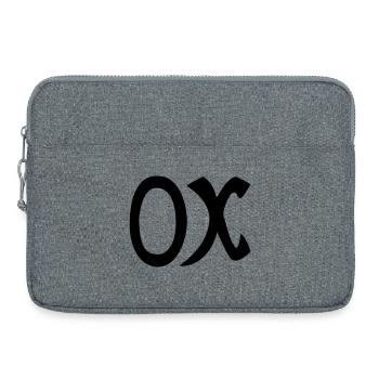 arabe - Sacoche pour ordinateur portable 15 pouces - gris chiné - Devant
