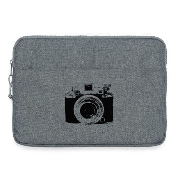 photographe - Sacoche pour ordinateur portable 15 pouces - gris chiné - Devant