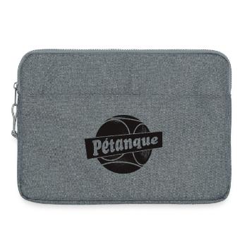 Pétanque Boulekugel Outfit for Bouler Boule - Laptop bag 15" - heather grey - Front